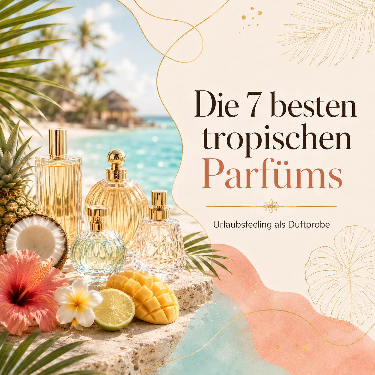Die 7 besten tropischen Parfüms – Urlaubsfeeling als Duftprobe