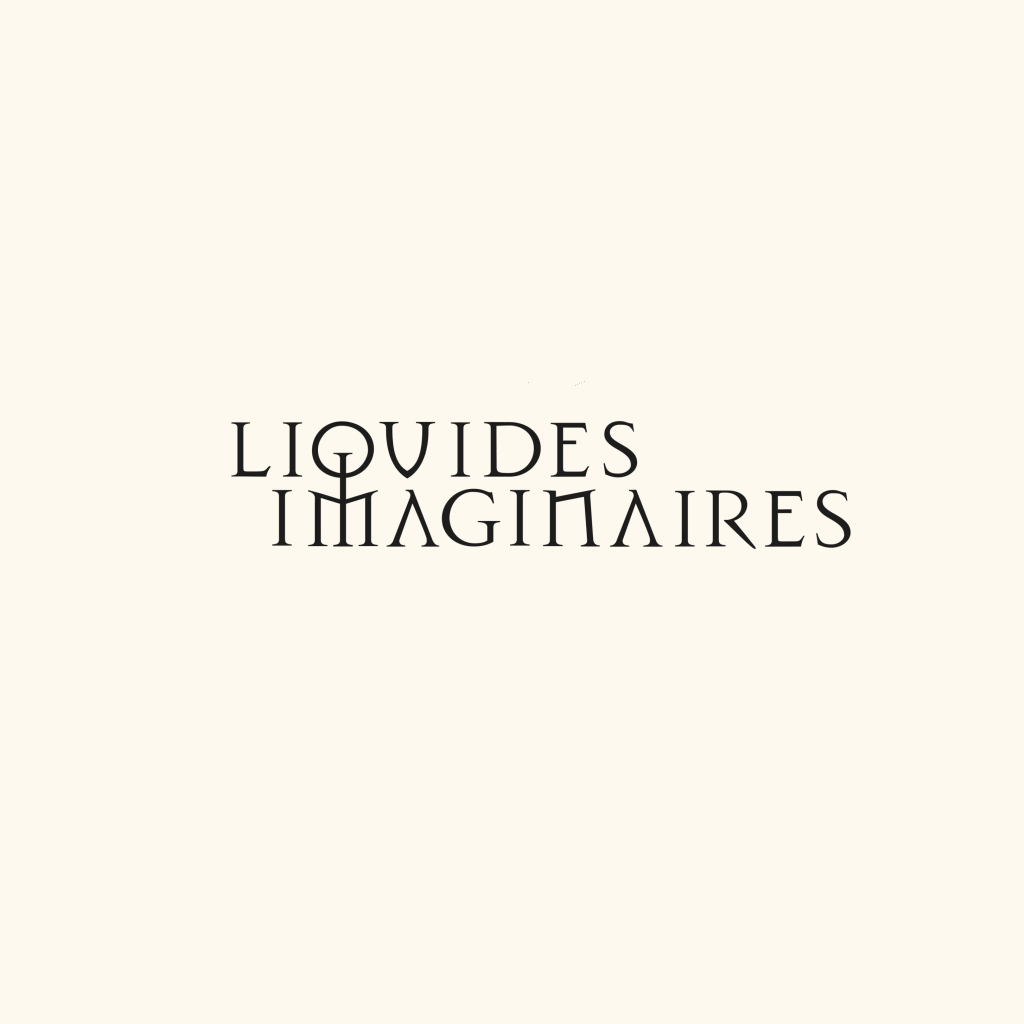 Liquides Imaginaires Duftproben – elegantes Markenlogo zentriert vor hellem, minimalistischem Hintergrund; künstlerisch, modern, hochwertig