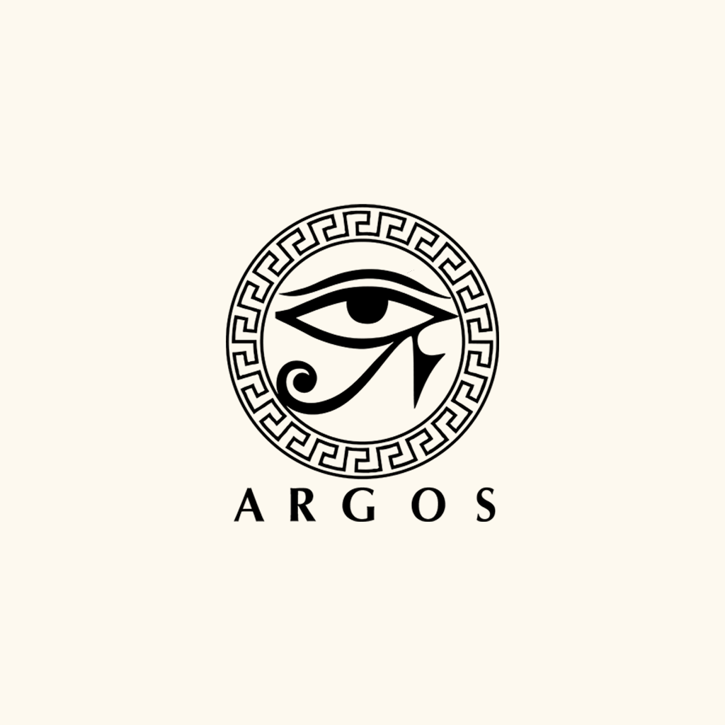 Argos Duftproben – mythologisch inspirierte Nischendüfte Logo auf hellem Hintergrund