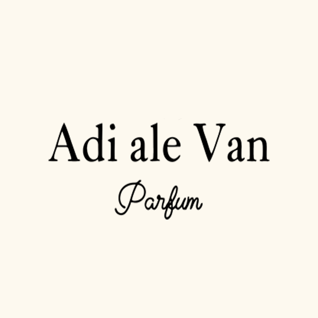 Adi Ale Van Duftproben – logo vor elegant-minimalem Hintergrund