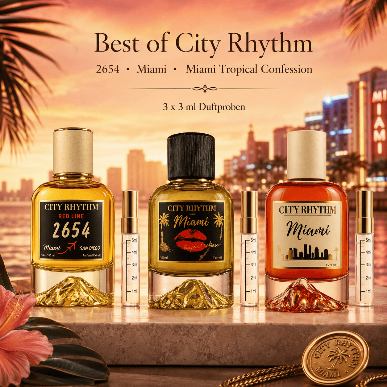 Best of City Rhythm - Duftproben 3x 3ml