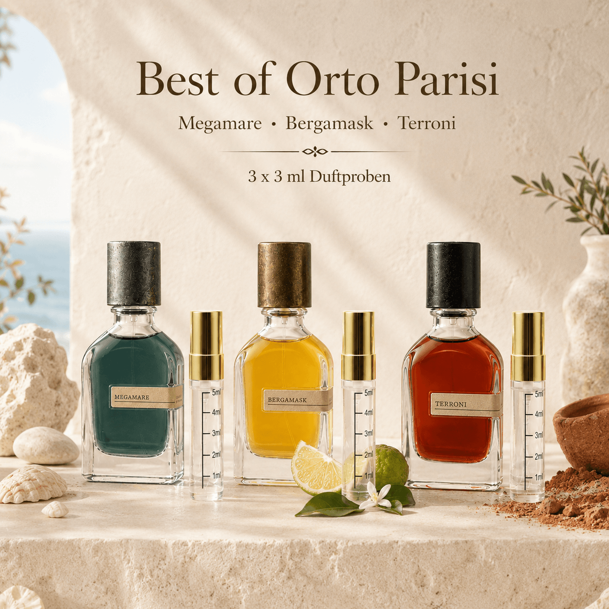 Best of Orto Parisi – Duftproben-Set (3×3 ml)