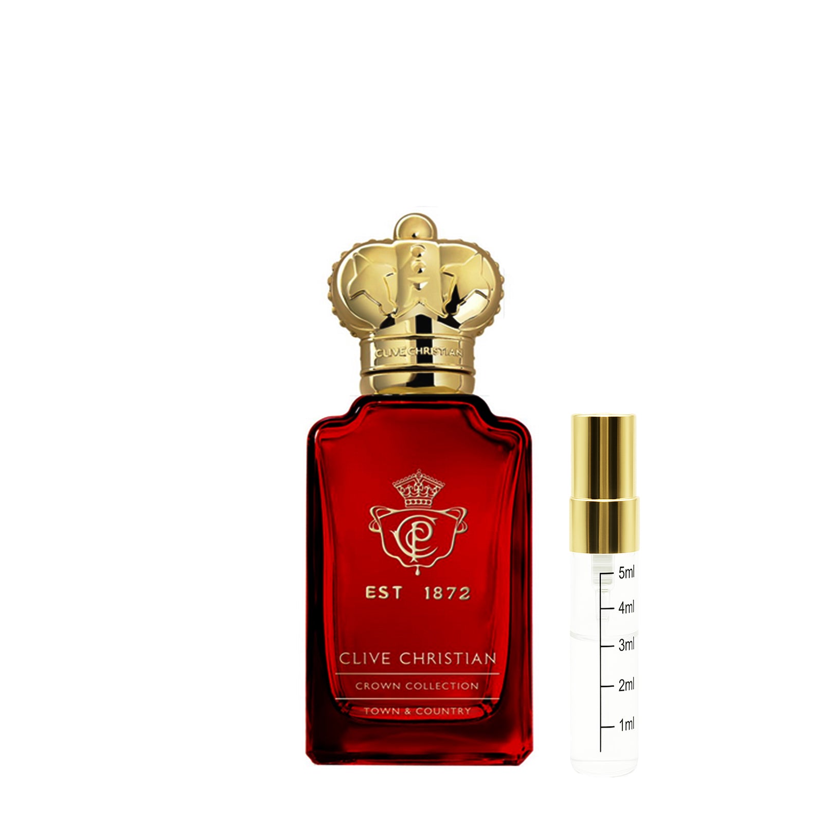 3 ml Duftprobe von Clive Christian – Town & Country – klassischer Herrenduft mit aromatisch-frischer Fougère-Komposition, hochwertig abgefüllt zum Testen. Perfekt zum Kennenlernen des eleganten Nischenparfums.