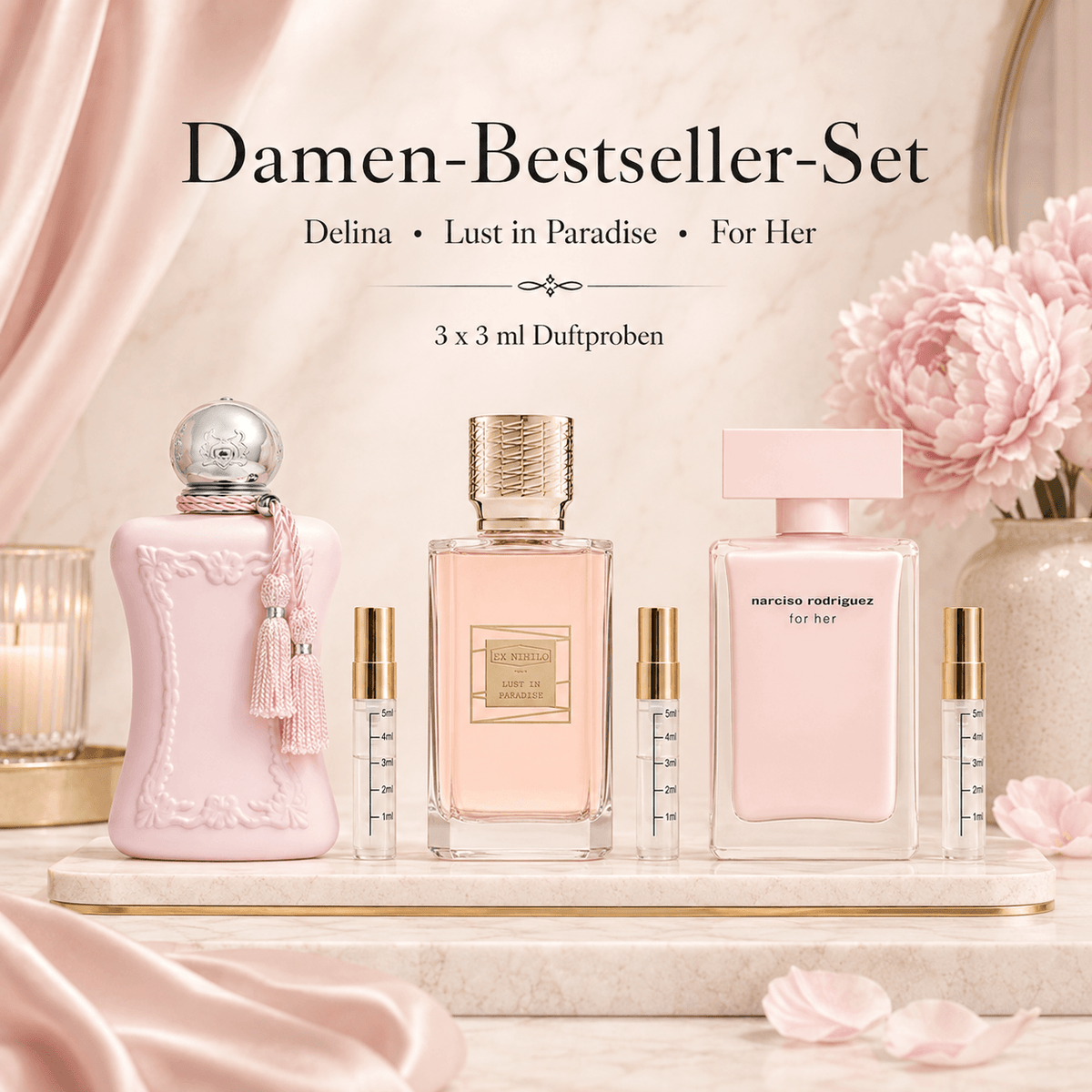 Damen-Bestseller-Set – Duftproben (3×3 ml)