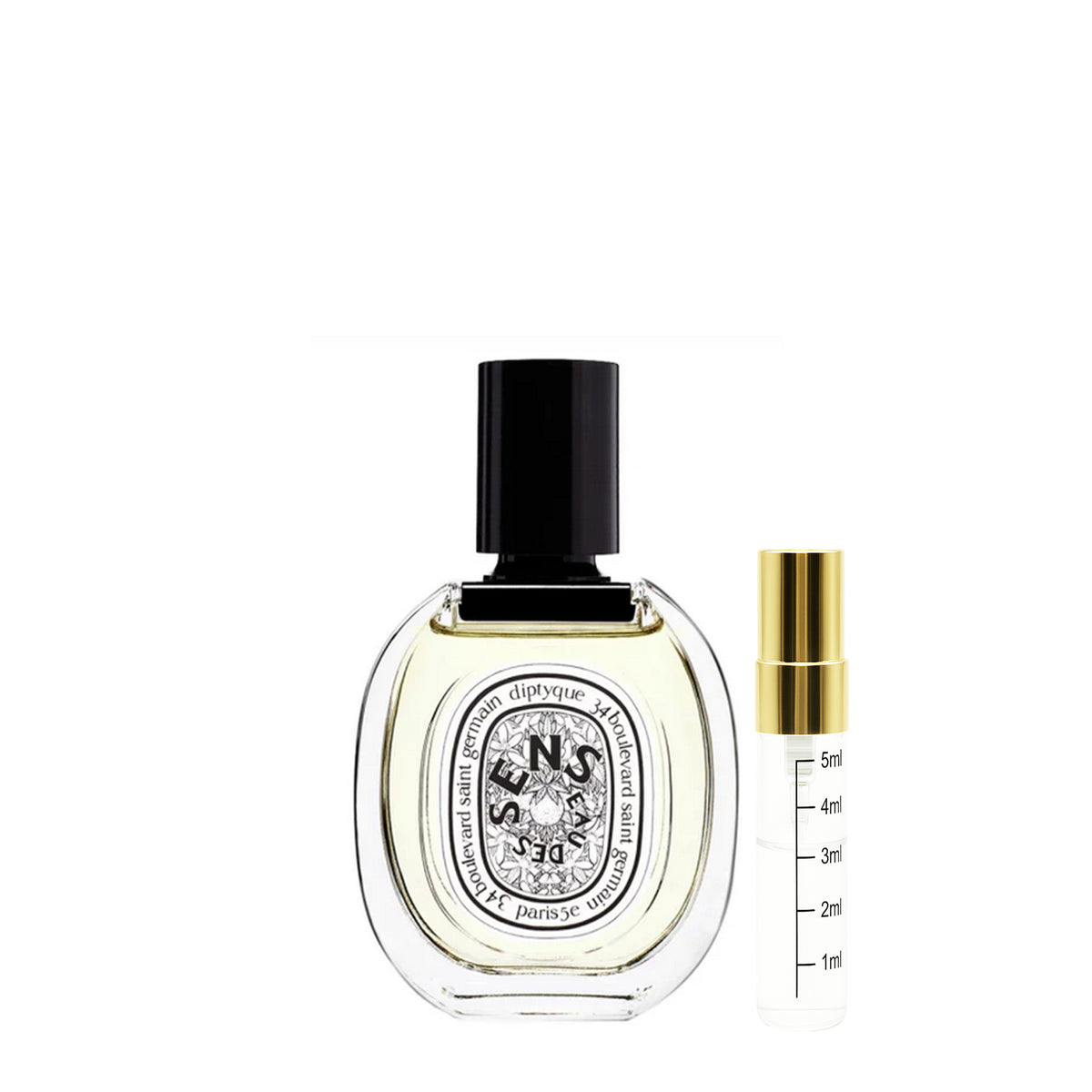 Diptyque Eau des Sens - Probe – Originalflakon + 2–5 ml Probenflakon
