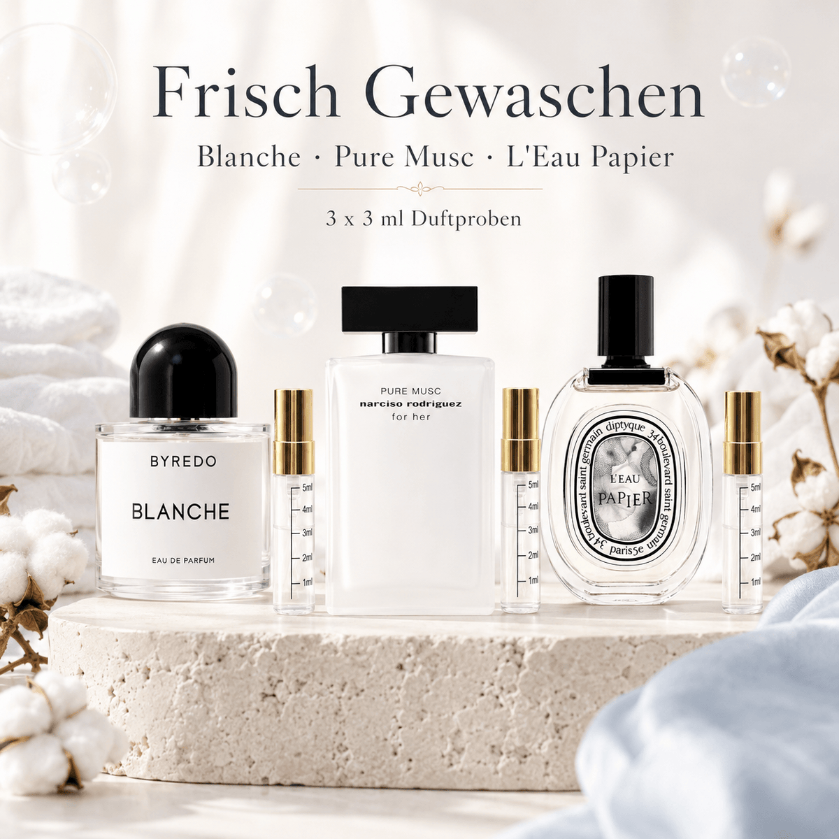 Frische Wäsche Set – Duftproben (3×3 ml)