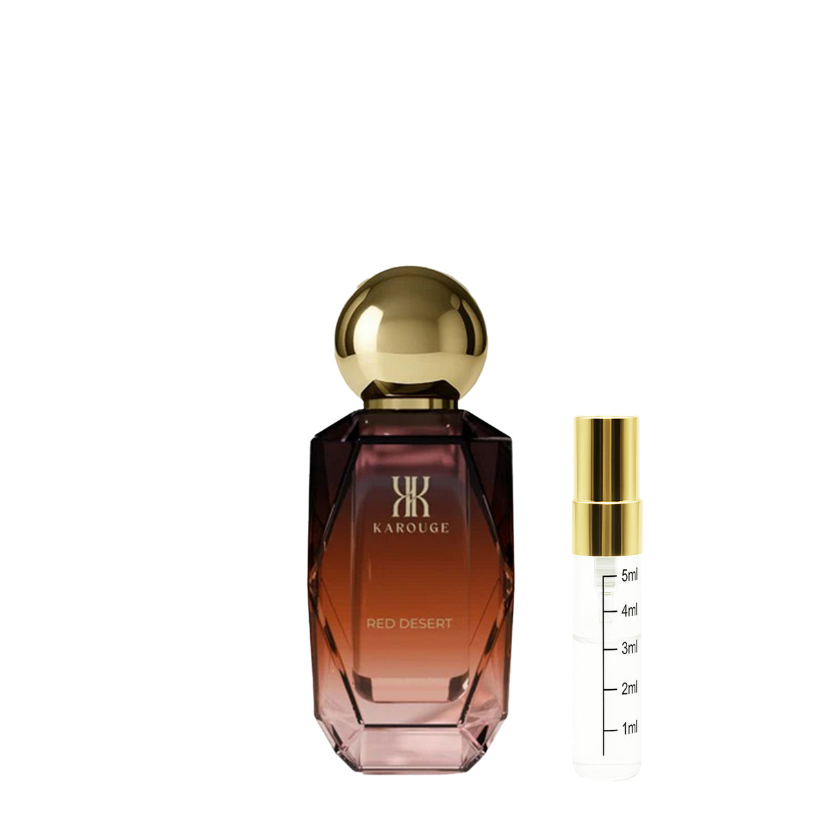 Karouge Red Desert - Probe – Originalflakon + 2–5 ml Probenflakon
