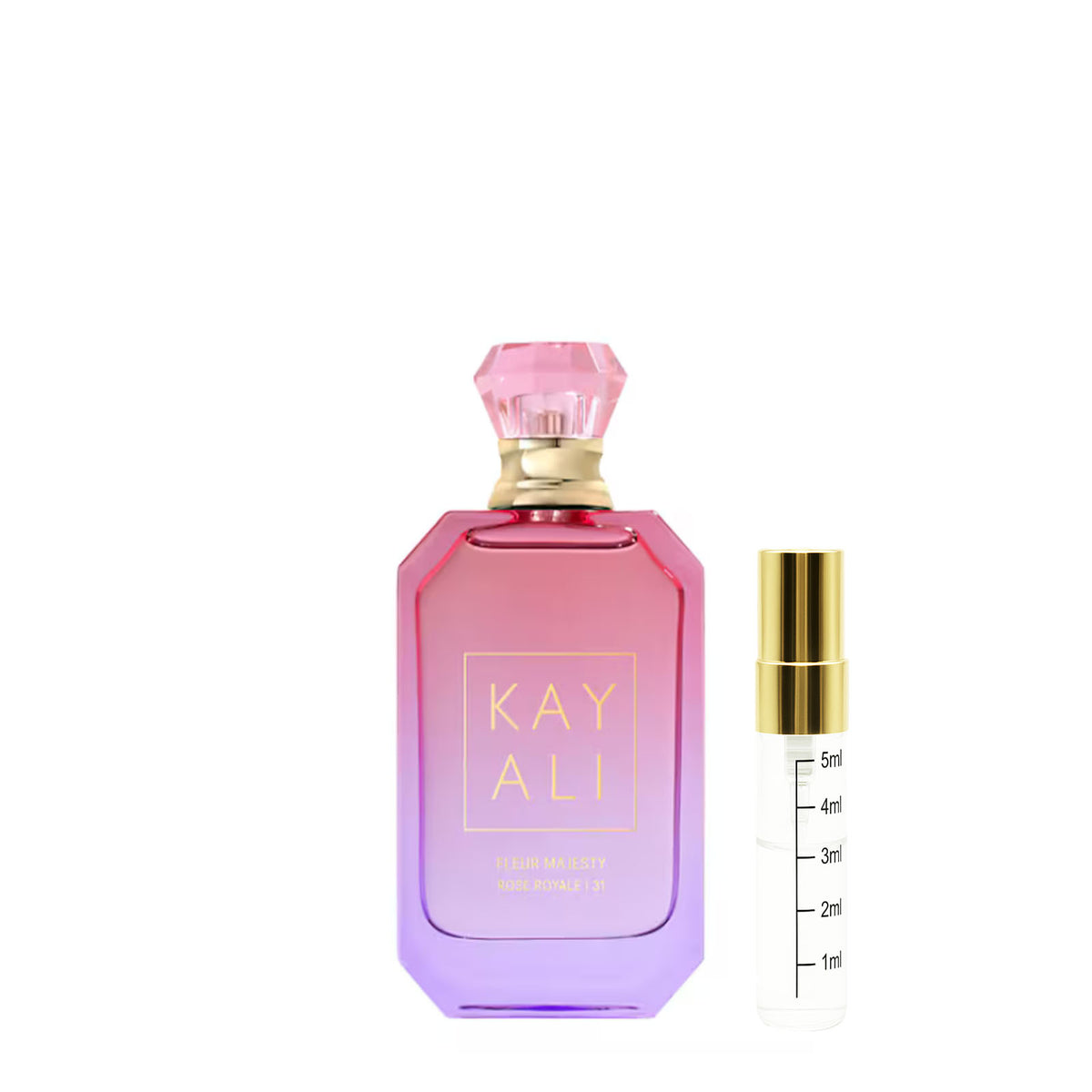 Kayali Fleur Majesty - Probe – Originalflakon + 2–5 ml Probenflakon
