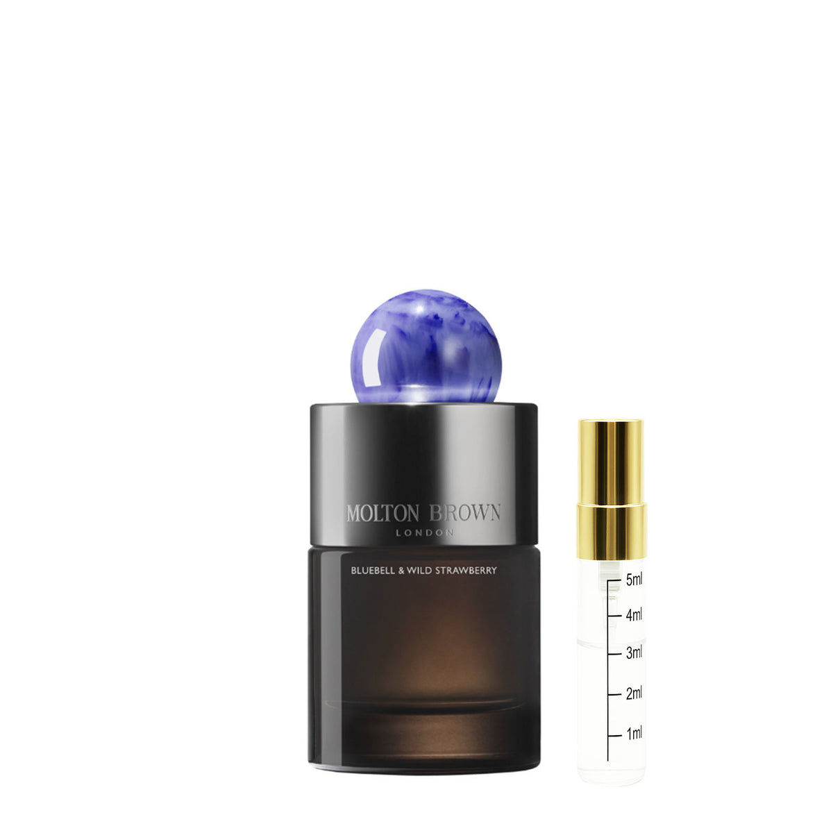 Molton Brown Bluebell & Wild Strawberry - Duftpobe Probe – Originalflakon + 2–5 ml Probenflakon
