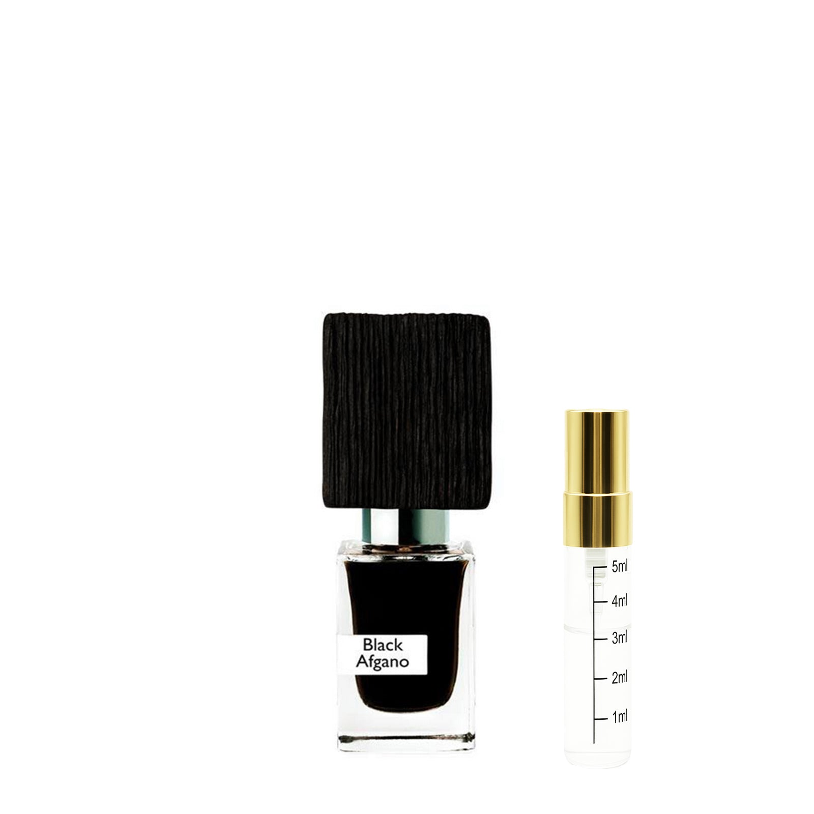 Nasomatto Black Afgano - Probe – Originalflakon + 2–5 ml Probenflakon

