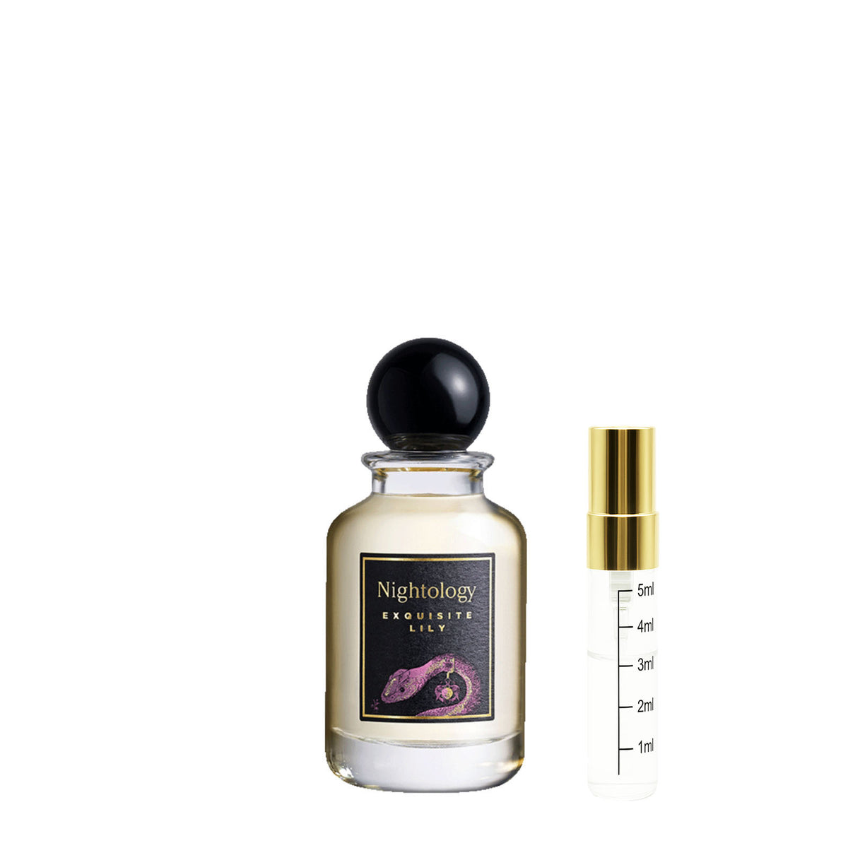 Nightology Exquisite Lily - Probe – Originalflakon + 2–5 ml Probenflakon