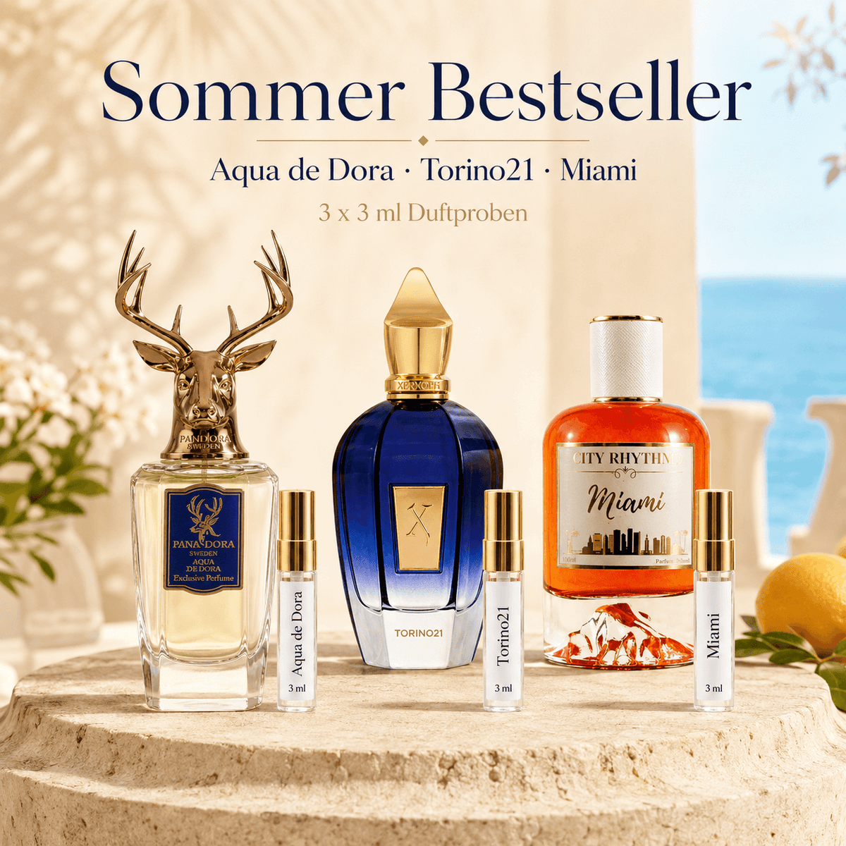 Sommer Set – Duftproben (3×3 ml)