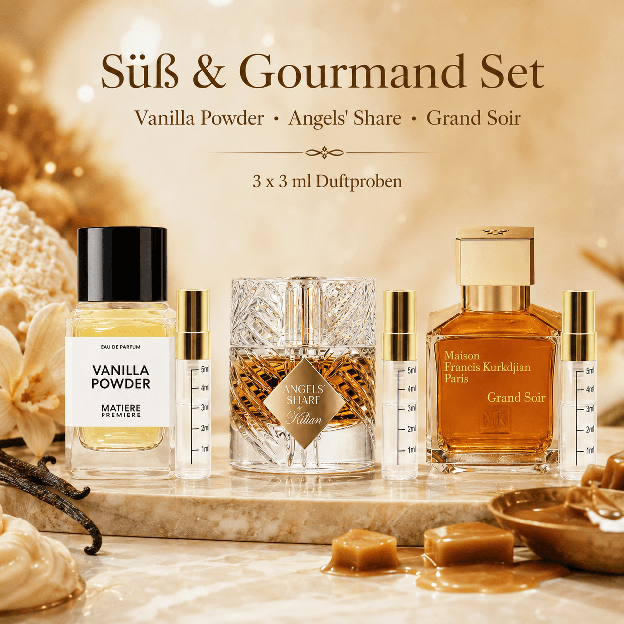 Süß & Gourmand Set – Duftproben (3×3 ml)