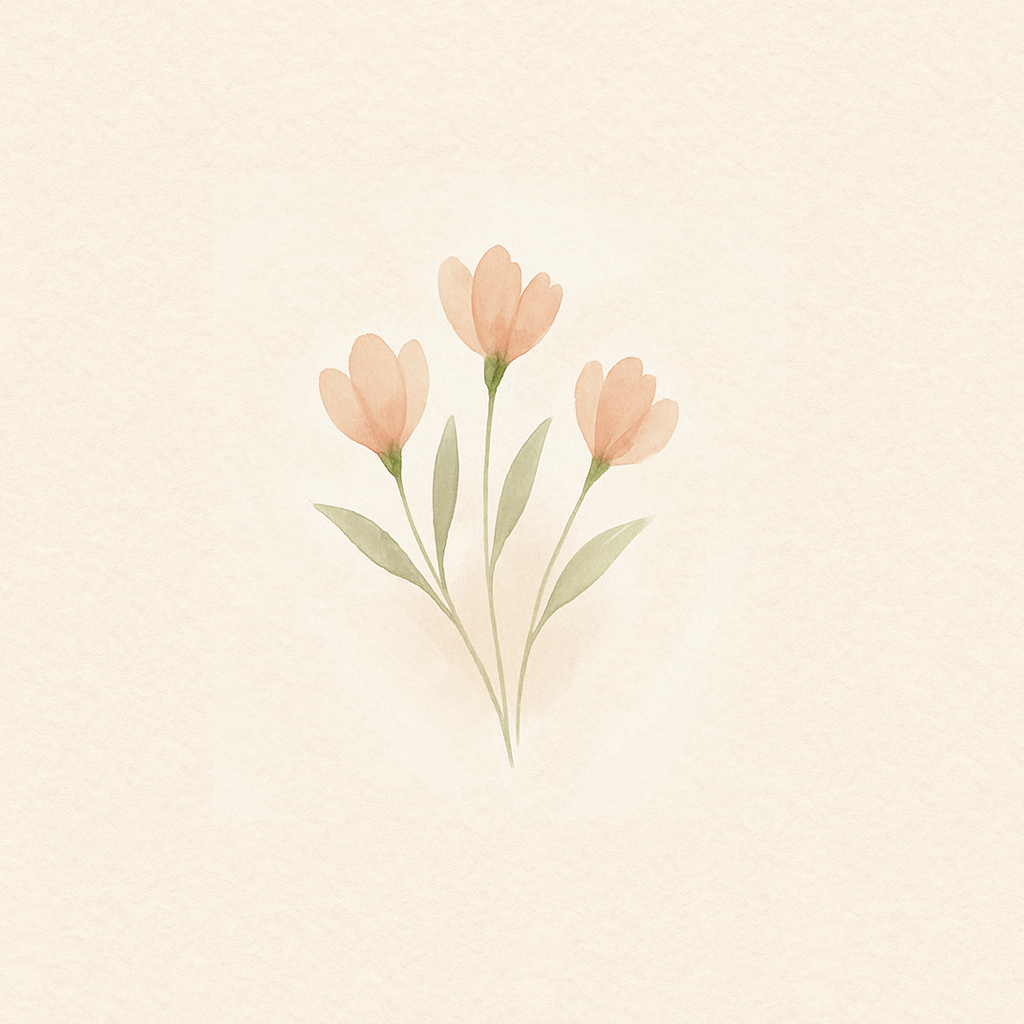 Blumige Duftproben – Pfingstrose vor hellem, eleganten Hintergrund