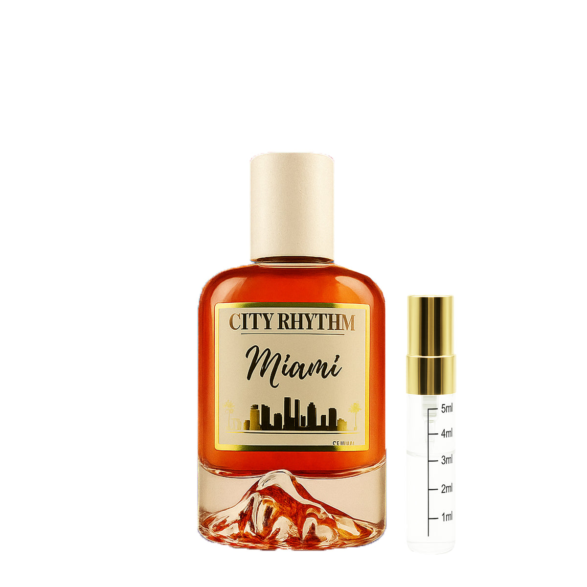 City Rhythm Miami I Probe – Originalflakon + 2–5 ml Probenflakon