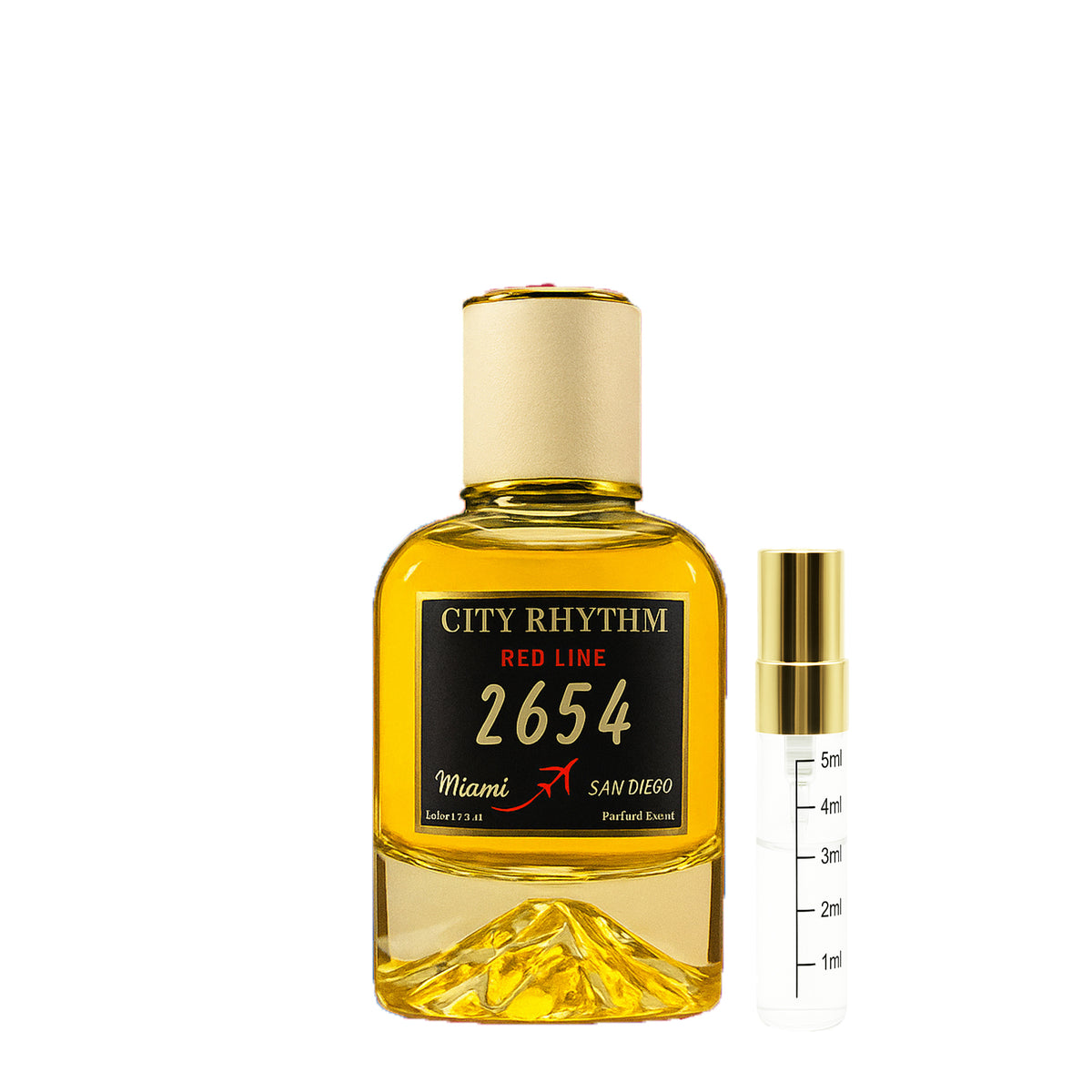 City Rhythm 2654 Duftprobe – hochwertige Abfüllung Duftprobe des exklusiven Nischenparfüms, ideal zum Testen der intensiven, würzig-warmen Duftkomposition für Damen und Herren.