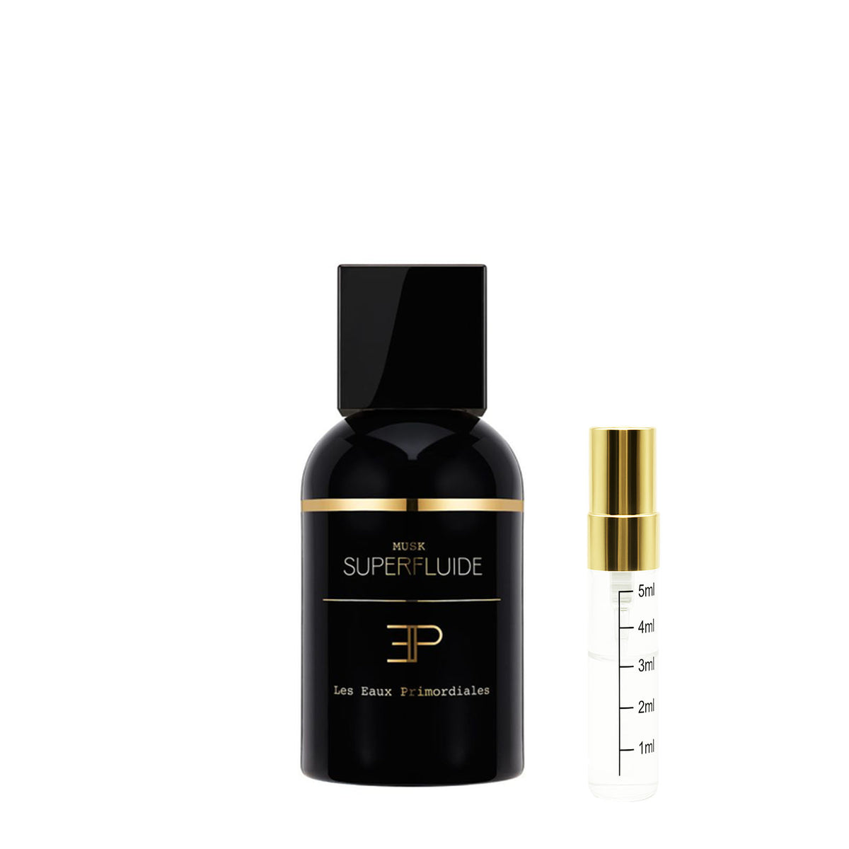 Les Eaux Primordiales Musk Superfluide Probe – Originalflakon + 2–5 ml Probenflakon